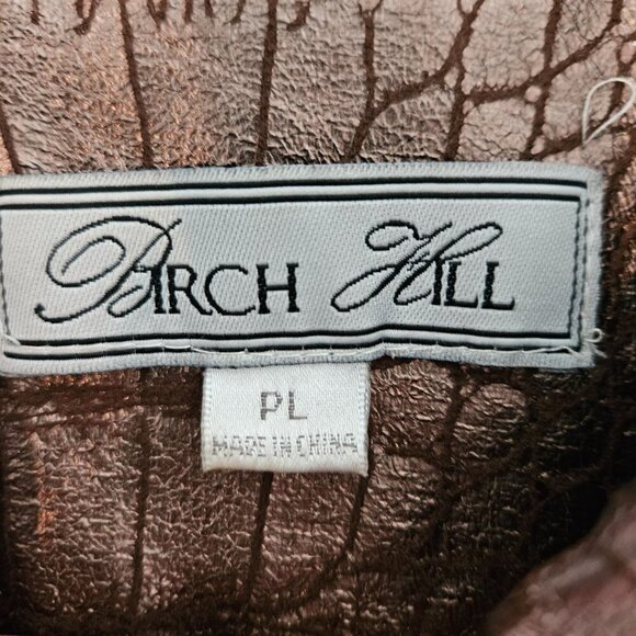 Birch Hill Jacket Bronze Snakeskin Wax Faux Leather size PL - Picture 5 of 11